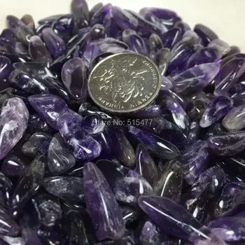 Doma Dekor Darilo 100 g Naravnih Vijolični Ametist Točke Quartz Kristal Kamene Mineralne Primerka za Fish Tank