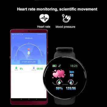 D18 Bluetooth Smart Manšeta Krvni Tlak, Srčni Utrip Je Meritev Pametna Zapestnica Šport Tracker Pametno Gledati D13 Smartwatch