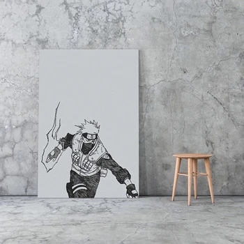 Platno Natisnjeni Wall Art Naruto kakashi anime Plakat Slikarstvo Sodobno Dekoracijo Doma Modularni Slike brez Okvirja Za dnevno Sobo
