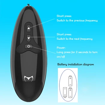 Analni seks vibrator iz silikona, nepremočljiva black analni seks plug Žični daljinski upravljalnik 12 frekvenco vibracije analni igrače za ženske