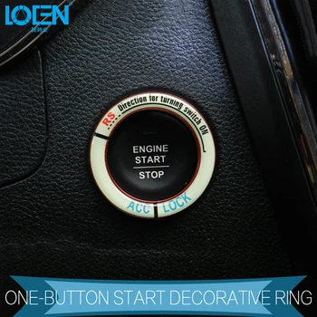 Svetlobna Start Stop Vžiga Obroč Ključni Luknjo 5 Barvo RS Športni Slog Nalepke Primeru za Mazda Axela Atenza Za CX5 CX-5