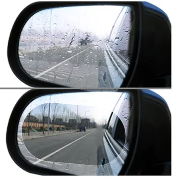 Avto Anti Vode Megle Film Anti Meglo Nano Premaz Rainproof Rearview Mirror Okno Zaščitno Folijo Nalepke