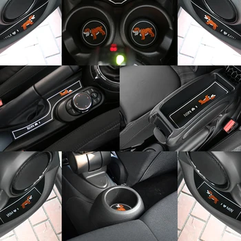 10PCS Unije Jack Avto Silikonsko Skodelico Vode Vrata Reža za Preproge Shranjevanje Anti-Slip Tipke Za BMW Mini Cooper S En d JCW F55 Avto Dodatki