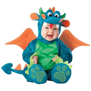 Lepa Žival Halloween Obleko za Baby raste Začetnih Fantje Dekleta Otroška pustna Cosplay Kostum Malčka Lev/Dinosaur/Pingvin 40