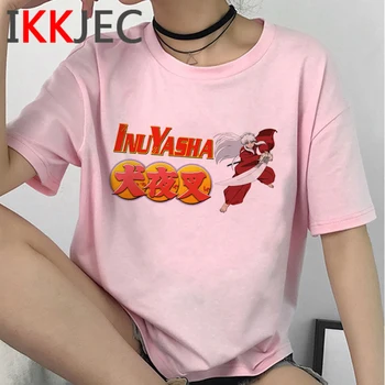 Inuyasha Kagome tshirt t-shirt moški print ulične plus velikost harajuku 2021 tshirt vrh tees tumblr hip hop