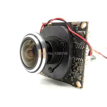 2MP H. 264/H. 265 IP Kamera Modul 1080P Mini CCTV 360-Stopinjski Wide Angle Fisheye Panoramske Kamere Ir nadzorna Kamera