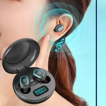 A10 TWS Brezžična tehnologija Bluetooth 5.0 Slušalke šumov IPX6 vodoodporna LED Zaslona za V uho Slušalke 3D Stereo Čepkov