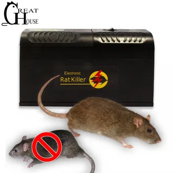 VELIKE HIŠE Visoke Napetosti Elektronski Mous Past US UK EU, AU Plug Podgana Morilec elektronski miši morilec zatiranje Škodljivcev Glodalcev Mouse trap