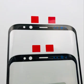 Zamenjava Zunanje Steklo Za Samsung Galaxy S8 G950 G950F & S8 Plus G955 LCD-Zaslon na Dotik Sprednje Steklo Zunanjo Lečo