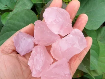 100 G Naravnih Pink Rose Quartz Kristal, Kamen Vzorec Zdravljenja