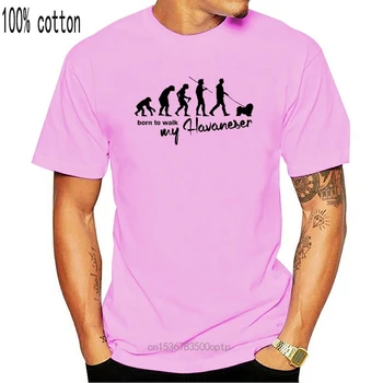 Bombaž T-Shirt Fashion Majica s kratkimi rokavi za TEVO T-Shirt Hunde RAZVOJ HAVANESER rojen hoditi Siviwonder Tee Majica