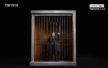 Na zalogi Vroče prodati TWTOYS TW1919 1/12 Zapor Scena Pribor Jailhouse Bunker Lahko Svetlobe Fit Joker Slika