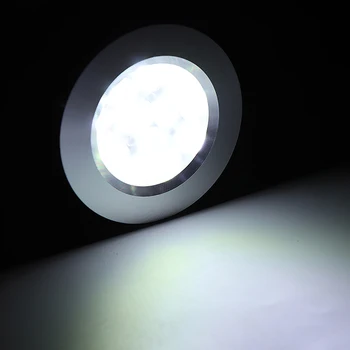 Mayitr 4pcs Bela barva Notranjosti LED Light Spot Svetilka Z LED Krmilnik Za 12V Avtodom Van Prikolica Adria Boat dodatna Oprema