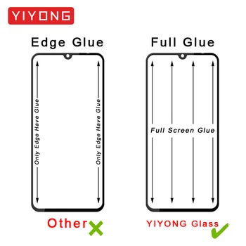 YIYONG 5D Polno Lepilo steklenim pokrovom Za Huawei P40 Lite E 5G P20 Pro Kaljeno Steklo Screen Protector Za Huawei P40 P30 Lite Stekla