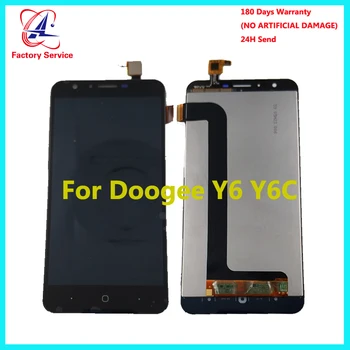 Doogee Y6 Zaslon LCD+Touch Screen Prvotne Preizkušen LCD Računalnike Steklena Plošča, Zamenjava 5.5 palčni Za Doogee Y6C na zalogi