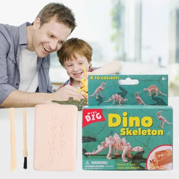 1 Nastavite Šest Majhen Dinozaver Izkopa Igrača Smešno Kopati Igrača Simulacije DIY Kopati Plaything Začetku Izobraževalne Igrače za Otroke Otrok