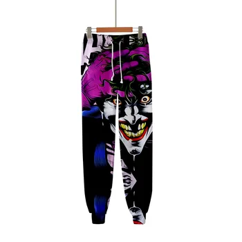 HAHA Joker 3D Tiskanih Sweatpants Moda Harajuku Jogger Hlače 2021 Priložnostne Toplo Track Hlače Slim Ulične Moški/Ženske Hlače