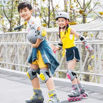 Youpin Xiaoxun Nastavljiv Otroci Kolesarska Čelada za Kolo Šport Kneepad Komolec, Koleno Zapestje Zaščitno Varnostno opremo MTB Kolesarjenje Čelada Skp