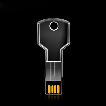 Po meri logo Nov Pregleden Ključ USB 2.0 Pomnilnik flash pen drive