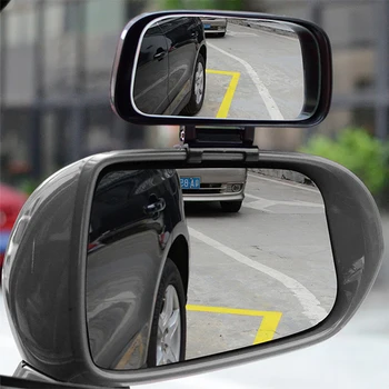 Kota Nastavljiv Avto Ogledala Široko Konveksna Blind Spot Ogledalo v Avtomobilu Rearview Hrbtni Strani Zrcalni Dodatki za Golf 7 BMW