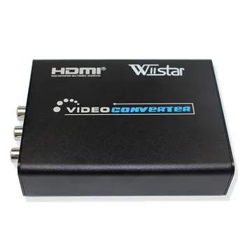 Wiistar AV, S-Video, CVBS Audio HDMI Pretvornik na S VIDEO+ Kompozitnih S VIDEO Preklopnik Adapter Upscaler HD 3RCA za TV PC