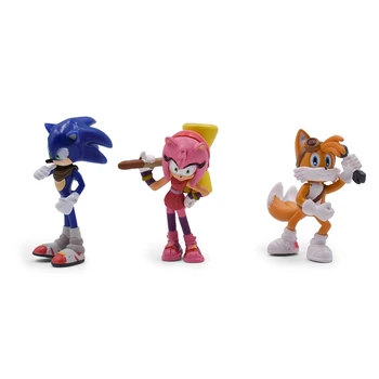 4st Generacije Sonic Hedgehog PVC Dejanje Slika 4-7 cm Anime Slika Sonic PVC Model Igrače, Lutke Otroke, Otroci Darila 6pcs/set