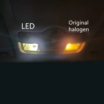 8PCS Avto Žarnice Za Hyundai Accent 2018 2019 2020 brez Napak T10 LED Sijalke Notranje zadeve Branje Svetlobe Svetilke Trunk Luči, dodatna Oprema
