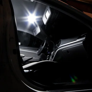 8PCS Avto Žarnice Za Hyundai Accent 2018 2019 2020 brez Napak T10 LED Sijalke Notranje zadeve Branje Svetlobe Svetilke Trunk Luči, dodatna Oprema