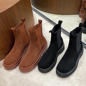 QZYERAI Nov slog črne Jahalne škornje Pravega usnja Ženski škornji na prostem Ženske čevlje cowhide Ženske čevlje Velikost 34-40