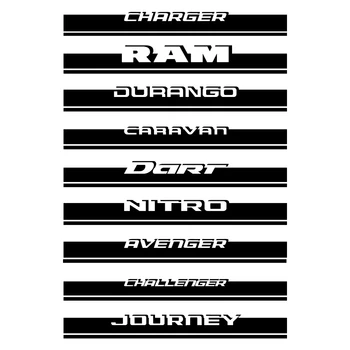 Za Dodge Maščevalec Kalibra Karavana Challenger Polnilnik Dart Durango Potovanje Nitro Ram Dodatki Avto, Kapuco, Nalepke, Bonnet Decal