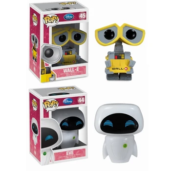FUNKO POP Anime Film igrače VEČER #44 & WALL-E #45 figuric Zbirka Model Igrače za Otroke darilo