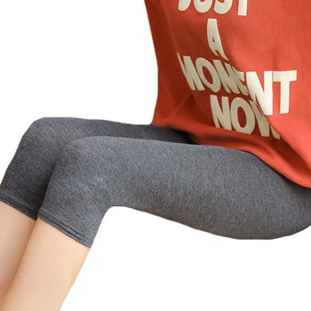 YGYEEG Ženske Legging Black Capri Dokolenke Plus Velikost Fitnes Športne Hlače Sredi Tele Spandex Visoko Pasu Stretch Skinny Hlače