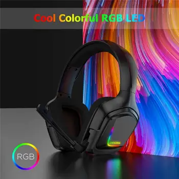 K20 Head-mounted RGB Gaming Slušalke RGB Prostorski Zvok, Mikrofon USB Slušalke 3.5 mm Slušalke Za Xbox PS4 Prenosni RAČUNALNIK, Mobilni Telefon