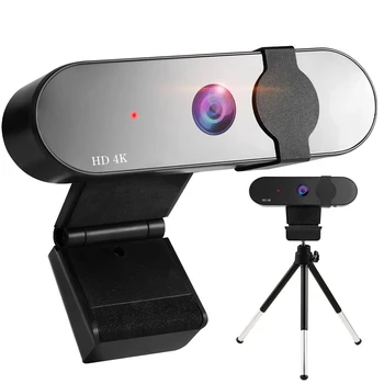 4K Spletna Kamera PC Webcam 2K USB Auto Focus Spletna Kamera Z Mikrofonom za Živo Video Calling Konferenca Lepoto Webcam