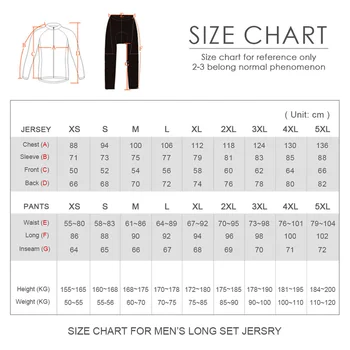 2020 Pro Team Pozimi Dolg Rokav Nastavite Bib Hlače Oblačila MTB Kolo Jersey Enotno Moški