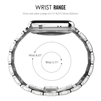 Keramični Trak Za Apple watch band 44 mm 40 mm 42mm 38 mm Luksuzni Kovinski pas, Zapestnica iz Nerjavečega Jekla iWatch series 3 4 5 s 6 band