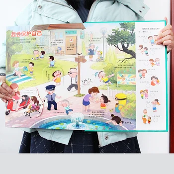 Knjige Enciklopedija Človeškega Telesa Za Toddlers Naše Telo Otrok 3D Pop-up Knjiga Flip Book 3-10 Let Manga Stripov Otroci Knjiga