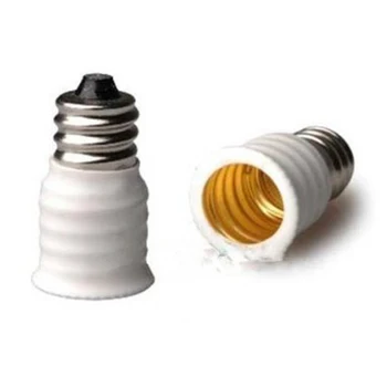 6-Pack-gnome E12, da E14 Bele Žarnice Pretvornik LED Luči Imetnik Lučka Adapter Vtičnice Menjalec Visoke Kakovosti