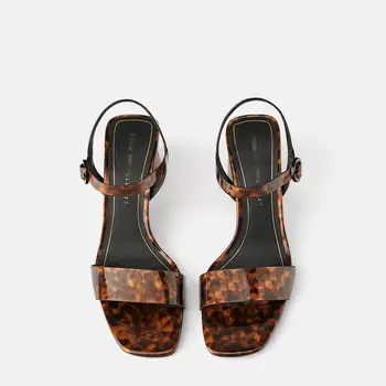 SOUTHLAND poletje ženske športni copati ženske sandale ins high street letnik pete, čevlji ženska petah Leopard sandali