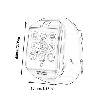 Smart watch ura V18 SmartWatch Podpira TF Kartice Sim Telefon Klic Pritisni in Sporočilo Fotoaparat, Bluetooth Za Android IOS Telefon