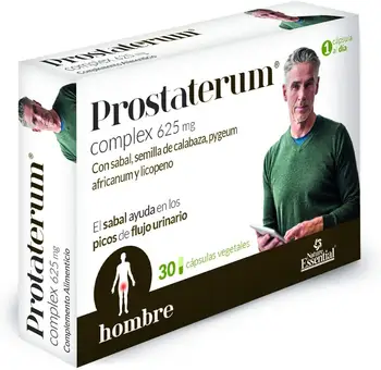 Prostaterum®625 mg. 30 kapsule Rastlinskega z sabal, bučna semena, pygeum africanum in lycopene