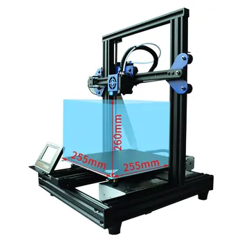 2020 Tronxy 3D Tiskalnik XY-2 Pro Samodejno Izravnavanje Hitro Montažo Nadgrajeno Hotbed Velikosti 255*255mm Nadaljevanje Izpada Tiskanja Nova
