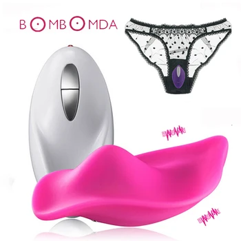 Nosljivi Hlačne Vibrator z Brezžičnim Daljinskim Prenosni Stimulator Klitorisa Nevidno Vibracijska Jajca Erotično Sex Igrače za Ženske