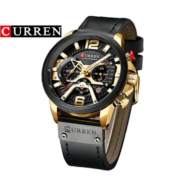 Carrian 8329 Modni Moški Nepremočljiva Watch Šest-Pin Multi-Funkcijo Koledar ura Veliko Izbiranje Quartz Priložnostne Watch