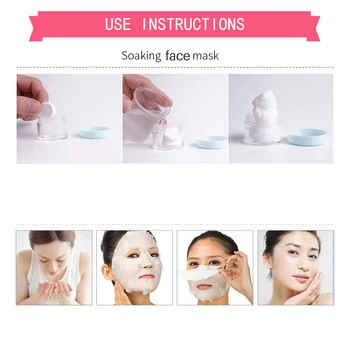 80-300pcs Stisnjen Maske Ultra-Tanko Bombaž Obraz Stanja Maske DIY Obraz za Nego Kože Vlažilne Razpoložljivi Stisnjen Obraz Maske