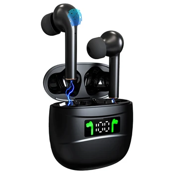 Bluetooth Slušalke J3 Pro Brezžične Slušalke Stereo Šport Touch Kontrole LED Zaslon Slušalke Z Vsemi Pametni PK I200 I9S