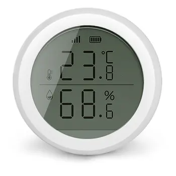 Tuya Zigbee Temperature in Vlažnosti Tipalo z LCD-Zaslonu Zaslon Deluje Bluetooth Hygrothermograph Temperatura Vlažnost Senzor