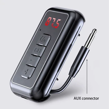 2-V-1 Wireless Audio Oddajnik Sprejemnik Avto Bluetooth Oddajnik MP3 Predvajalnik Prostoročno Aux Bluetooth Dongle Dvojno USB Polnjenje