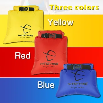 Zunanji nepremočljiva viseče prenosne Tlak lepilo suho vrečko plavanje vrečko, 3 barve 3L 5L 8L 3PCS/niz