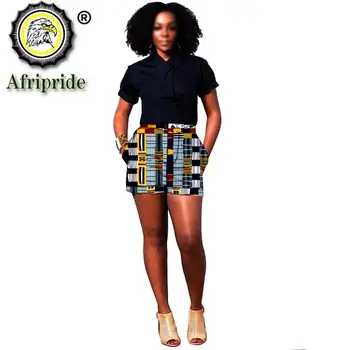 2020 afriške tiskanja poletje hlače za ženske ženske priložnostne hlače plus velikost dashiki kratek ankara tkanine AFRIPRIDE S1921005